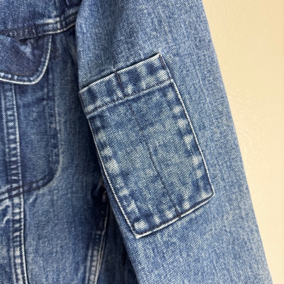 Dakota Vintage Denim Jacket Zip Off Sleeves Size XL - Picture 2 of 12